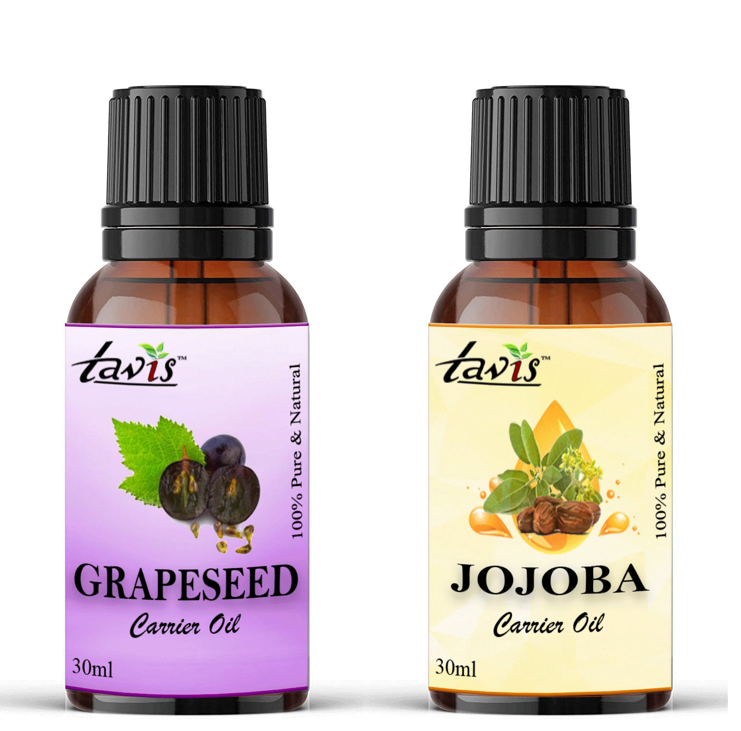 Tavis Grapeseed Oil & Jojoba Carrier Oil 60 mL     			Tavis Grapeseed Oil & Jojoba Carrier Oil 60 mL