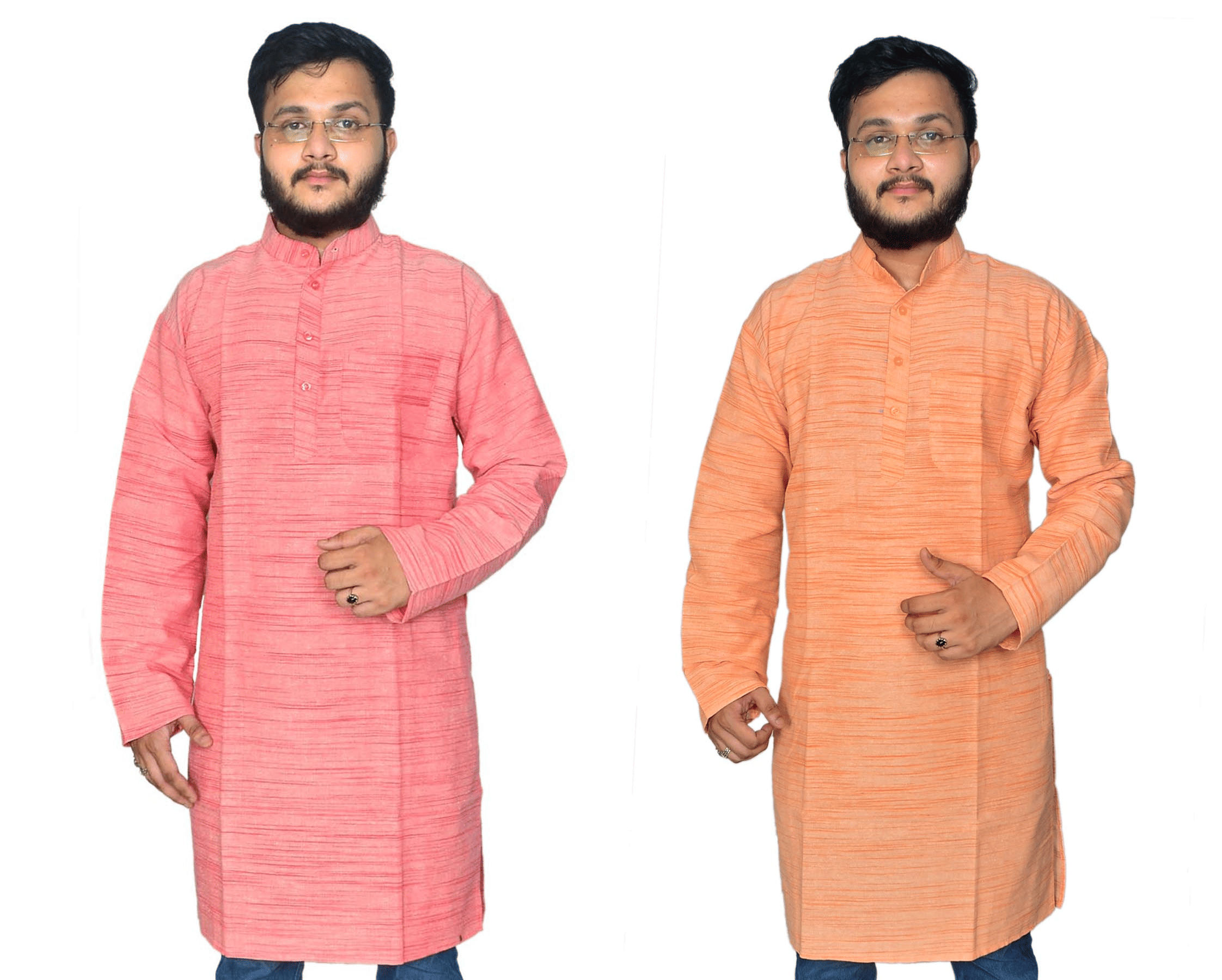     			DESHBANDHU DBK Multi 100 Percent Cotton Kurta Pack of 2