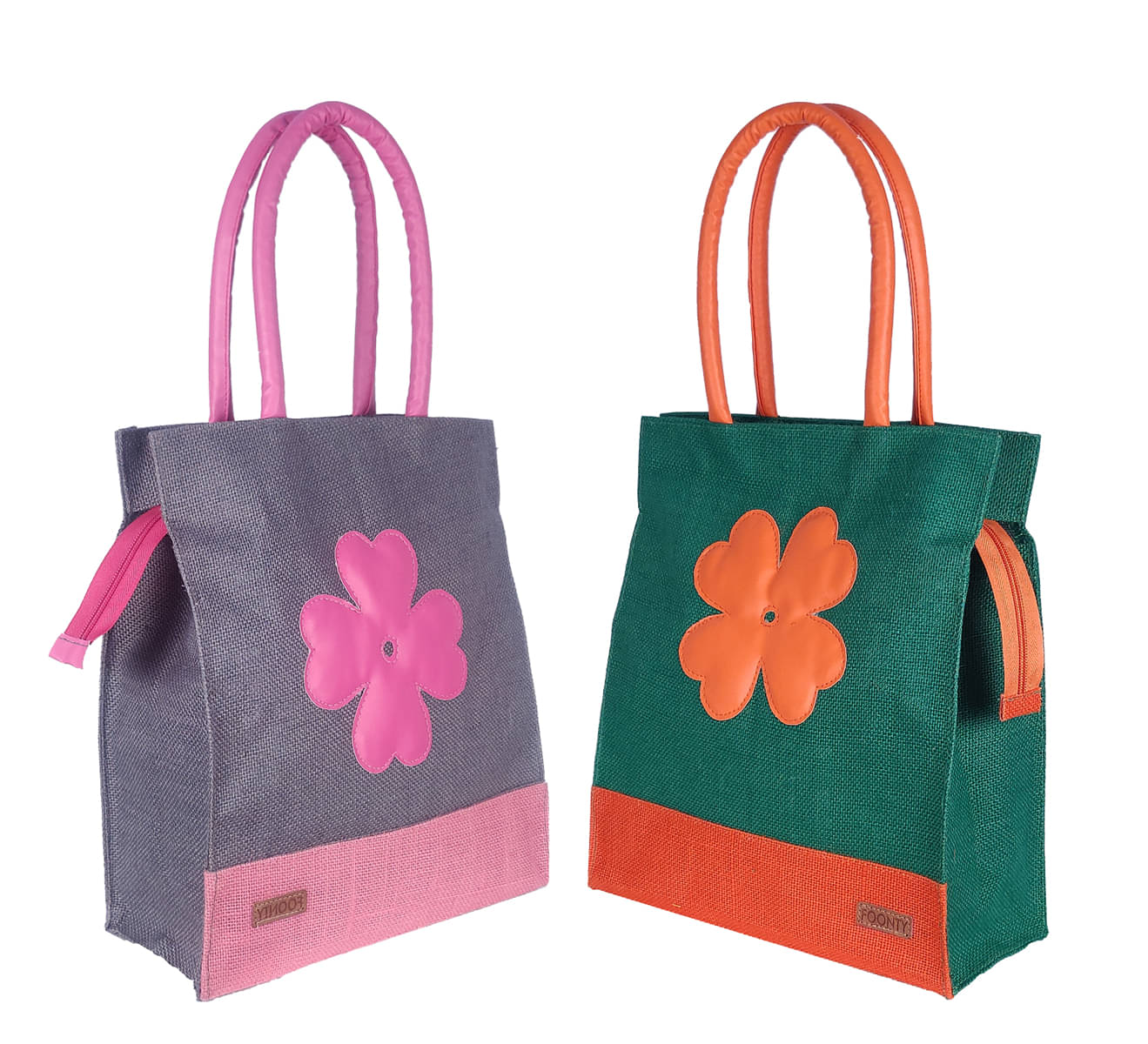     			Foonty Multi Lunch Bags - 2 Pcs