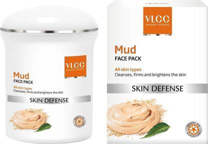     			Vlcc Skin Defense Mud Face Pack ,70G For Deep Cleanse,Tightens & Brighten Skin