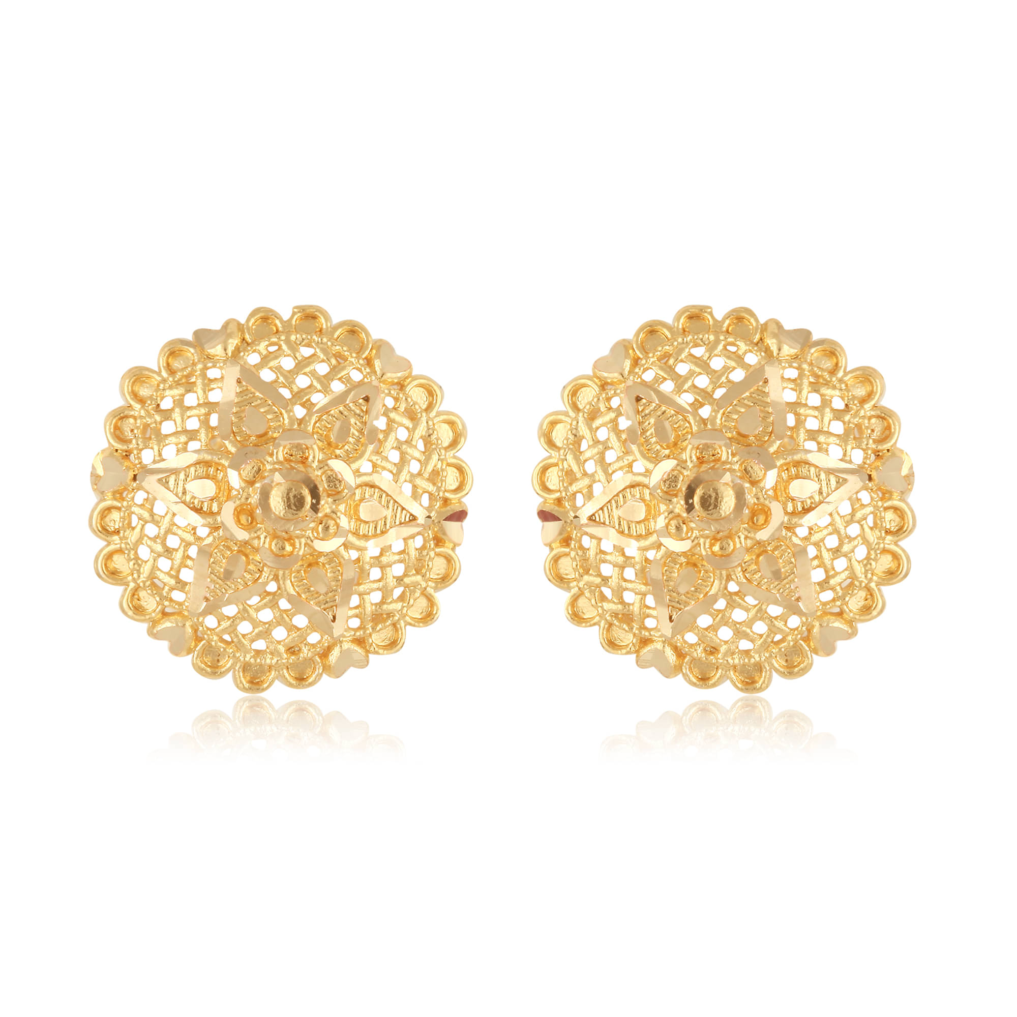     			Vighnaharta wedding and Party wear Gold Plated alloy Stud Earring for Women and Girls (VFJ1257ERG)
