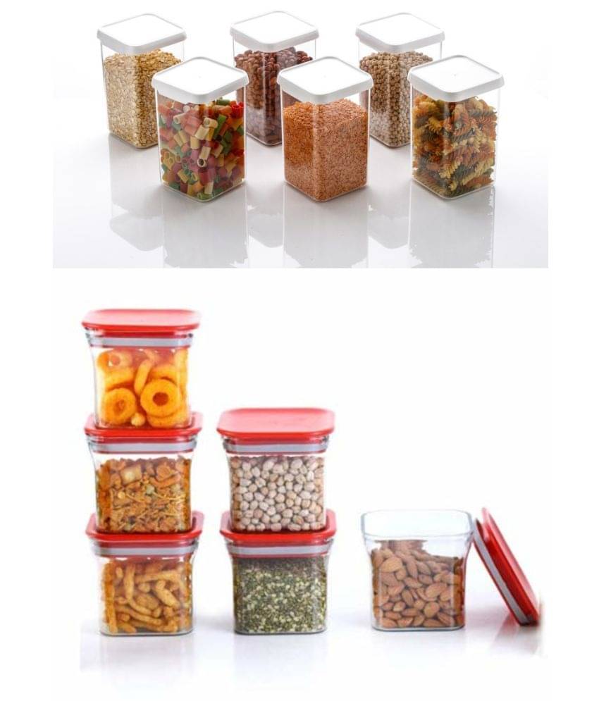 Analog kitchenware Grocery, Dal, Pasta Polyproplene Food Container Set of 12 1600 mL Analog kitchenware Grocery, Dal, Pasta Polyproplene Food Container Set of 12 1600 mL