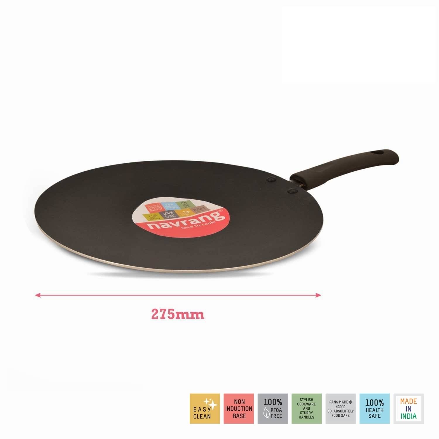     			Navrang Nonstick Roti Tawa Aluminum 27.5cm