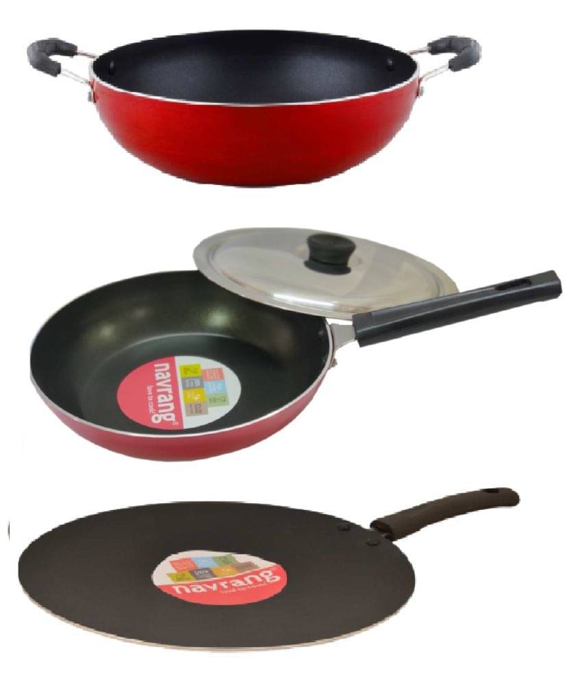     			Navrang 4 Piece Cookware Set