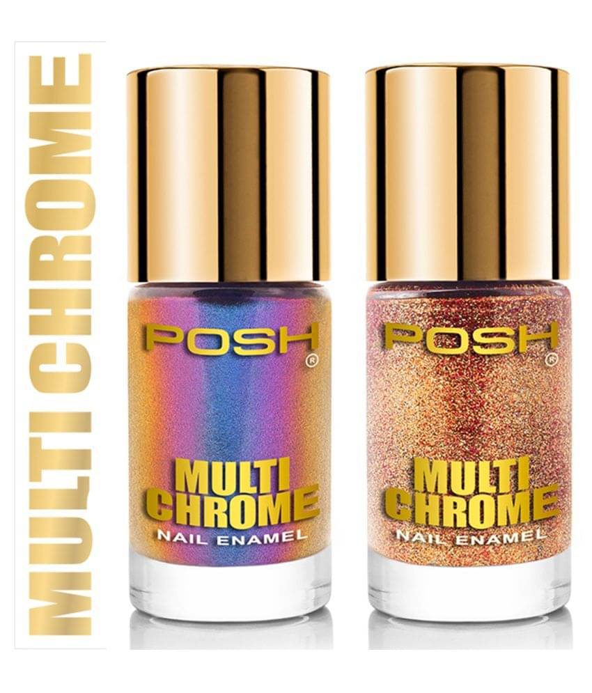     			Posh Nail Polish Multi Multichrome Pack of 2 9 mL