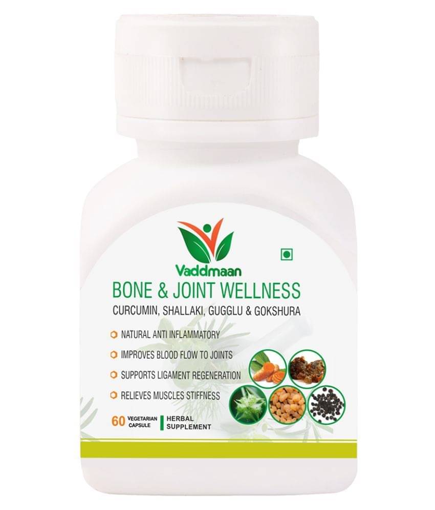 Vaddmaan Bone & Joint Wellness Capsule 60 No.S Pack of 1 Vaddmaan Bone & Joint Wellness Capsule 60 No.S Pack of 1