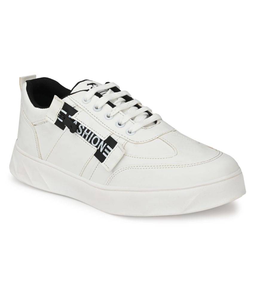     			Big Fox Lifestyle White Casual Shoes
