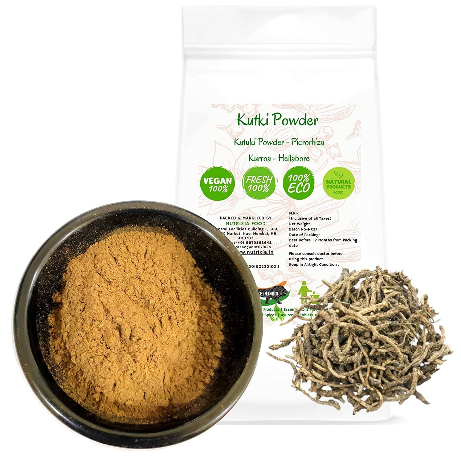     			Nutrixia Food Kutki Powder Katuki Powder Powder 50 Gm Pack of 1