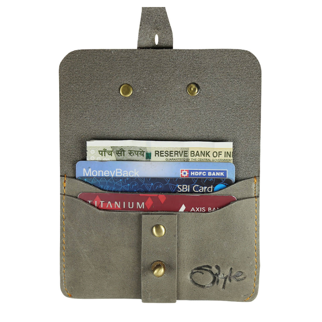 STYLE SHOES Button Green Card Holder - Handbags | Buy online on ZillyBuy
