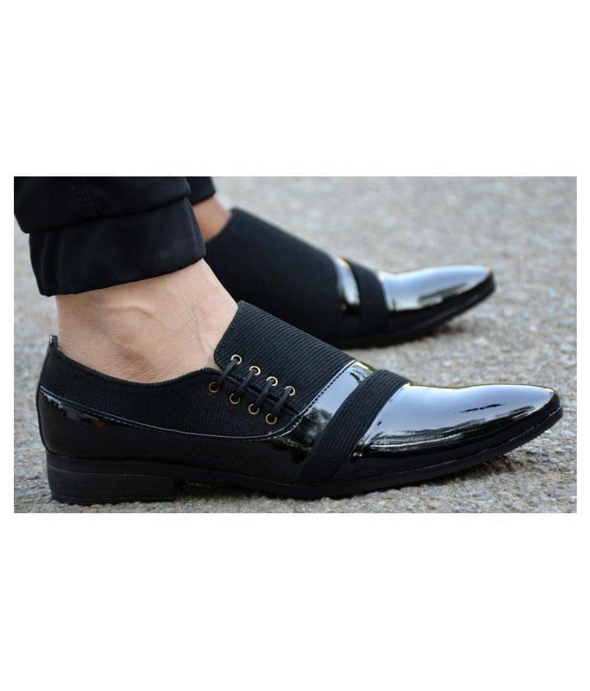 Aadi Black Men's Derby Formal Shoes Aadi Black Men's Derby Formal Shoes