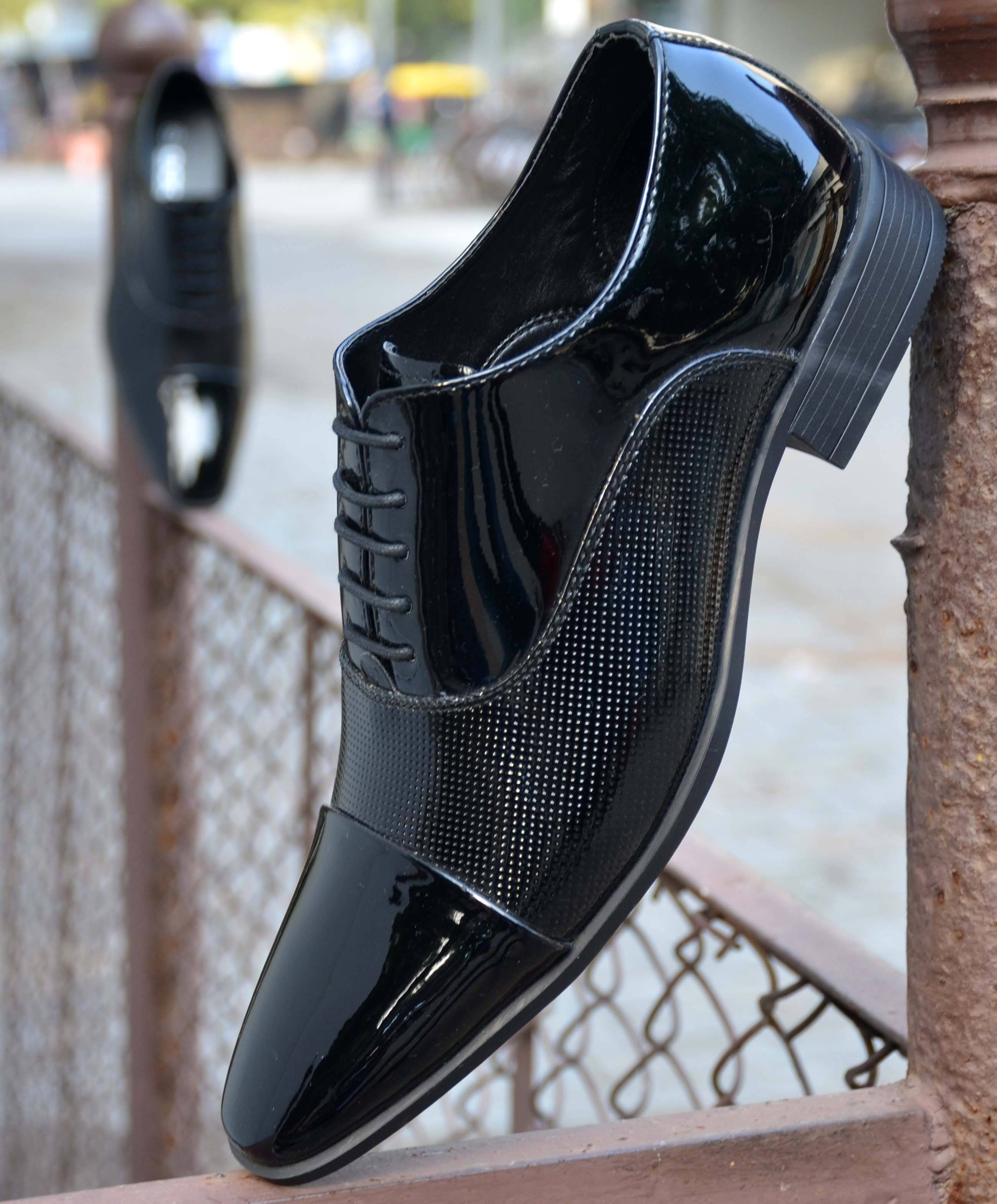 Aadi Black Men's Oxford Formal Shoes Aadi Black Men's Oxford Formal Shoes