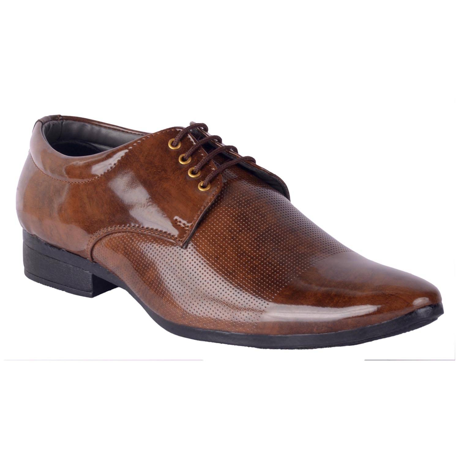 Aadi Derby Artificial Leather Brown Formal Shoes Aadi Derby Artificial Leather Brown Formal Shoes