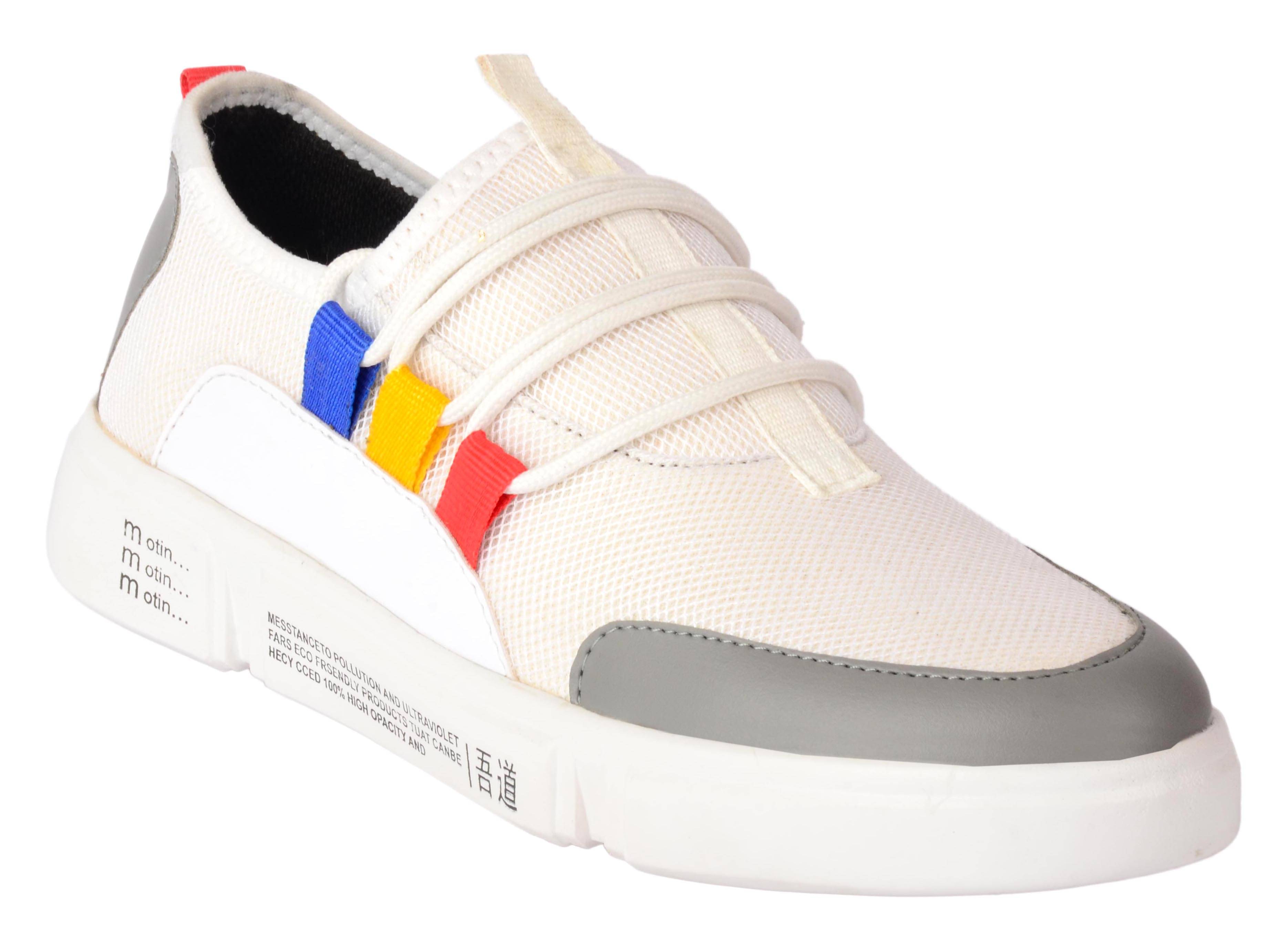     			Aadi - White Men's Sneakers