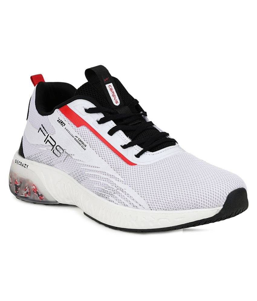 Campus FIRST White Men's Sports Running Shoes Campus FIRST White Men's Sports Running Shoes