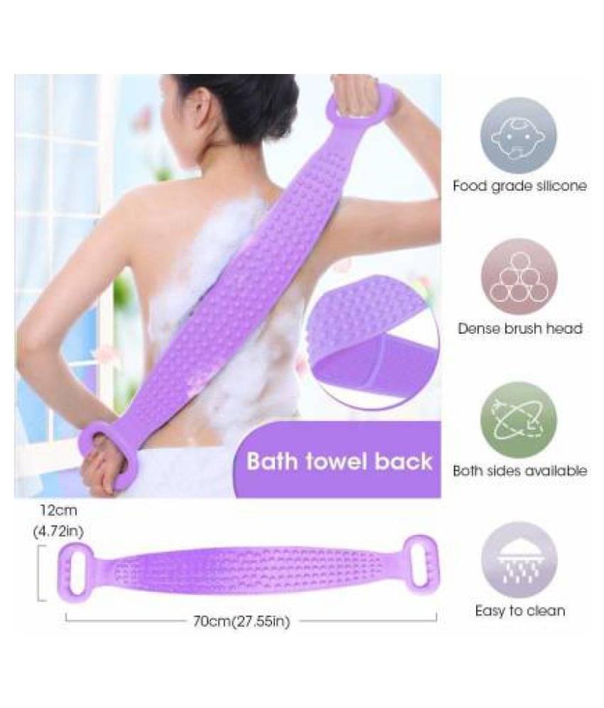     			PD SILICON BATH BELT Loofah Back Scrubber Assorted