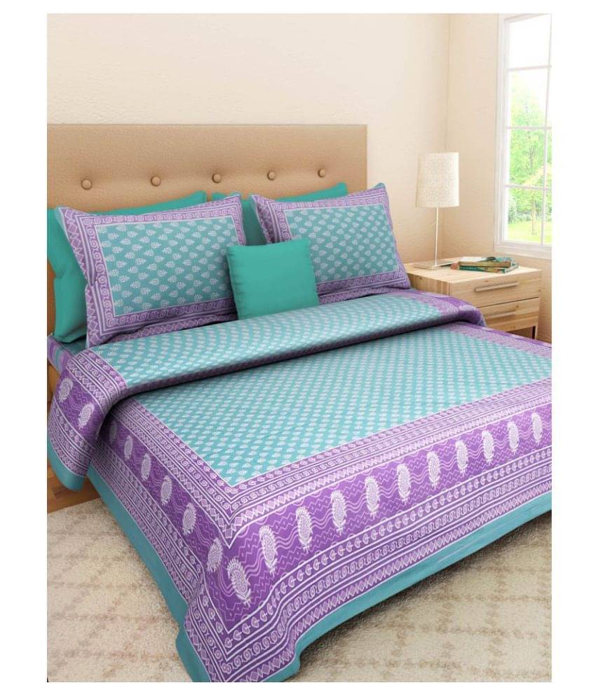     			Uniqchoice Cotton Double Bedsheet ( Assorted )