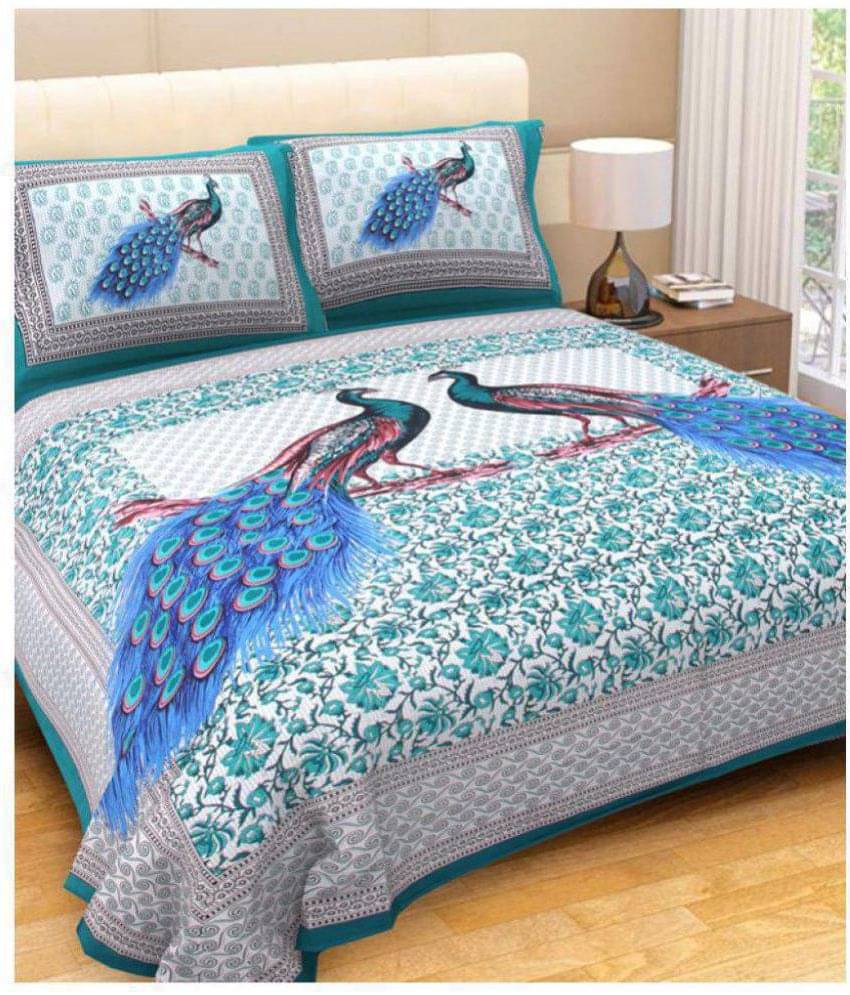     			Uniqchoice Cotton Double Bedsheet ( Assorted )