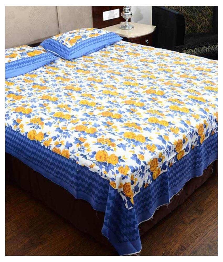     			Uniqchoice Cotton Double Bedsheet ( Assorted )