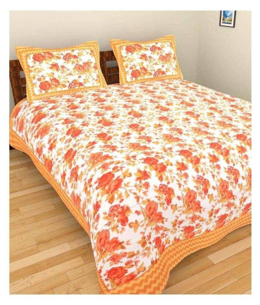     			Uniqchoice Cotton Double Bedsheet ( Assorted )