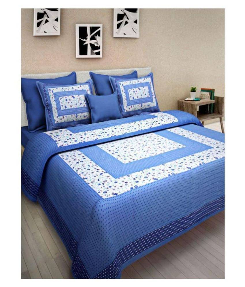     			Uniqchoice Cotton Double Bedsheet ( Assorted )