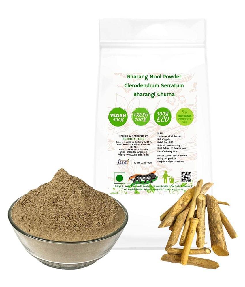 Nutrixia Food Bharang Mool Powder-Bharangi Churna Powder 500 Gm Pack of 1 Nutrixia Food Bharang Mool Powder-Bharangi Churna Powder 500 Gm Pack of 1