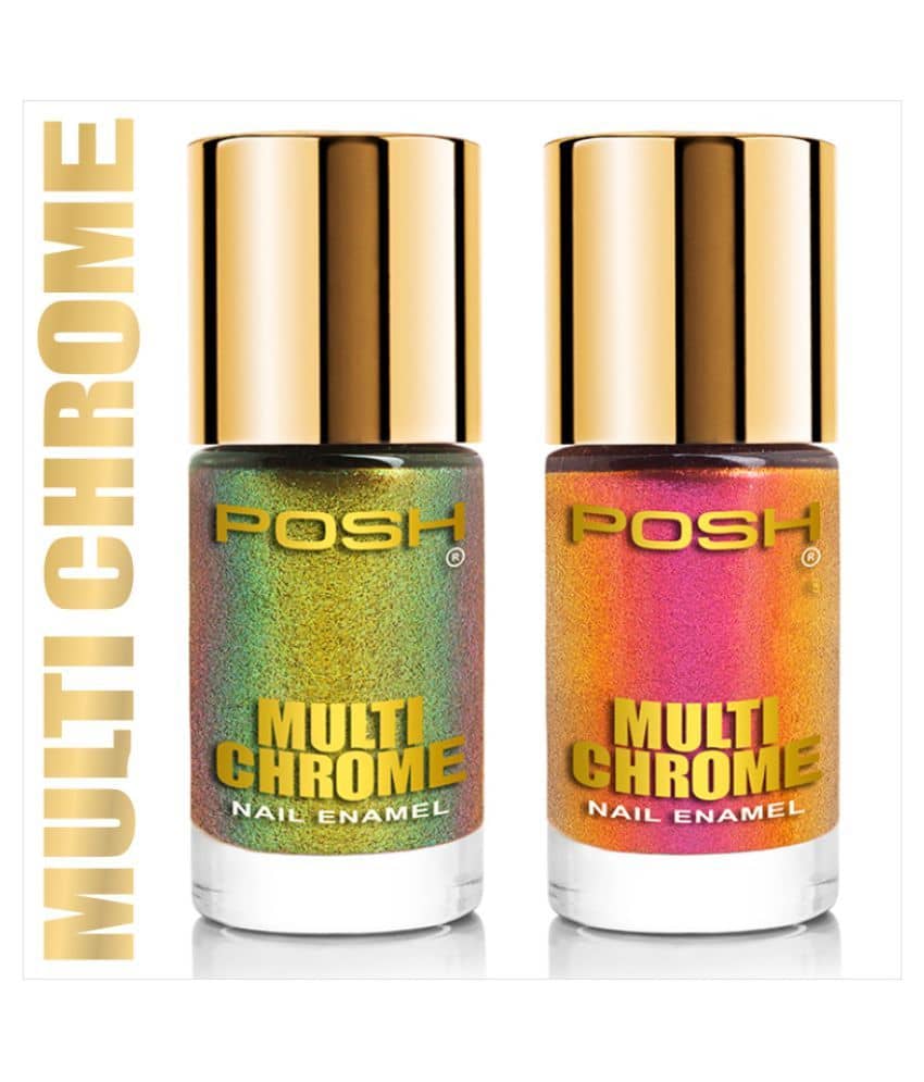 Posh Nail Polish Multi Multichrome Pack of 2 18 mL