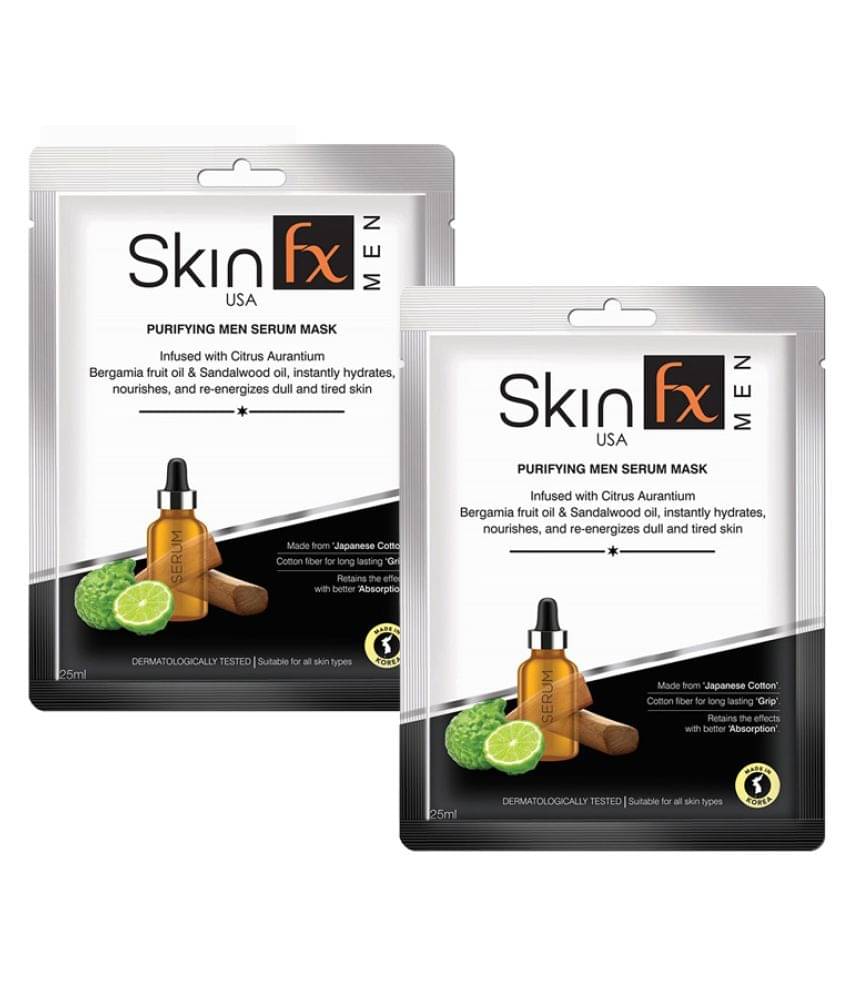     			Skin Fx Face Sheet Mask Masks 50 ml Pack of 2