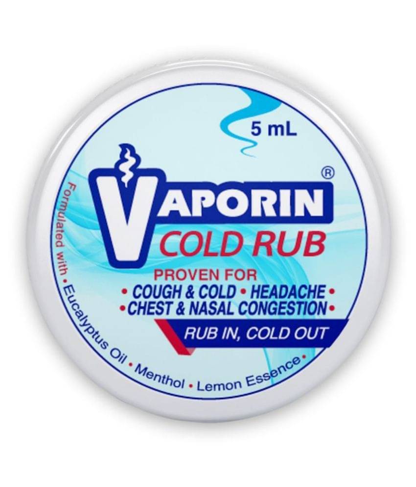     			vaporin Coldrub Each 5 mL(Pack of 12) Pack of 12