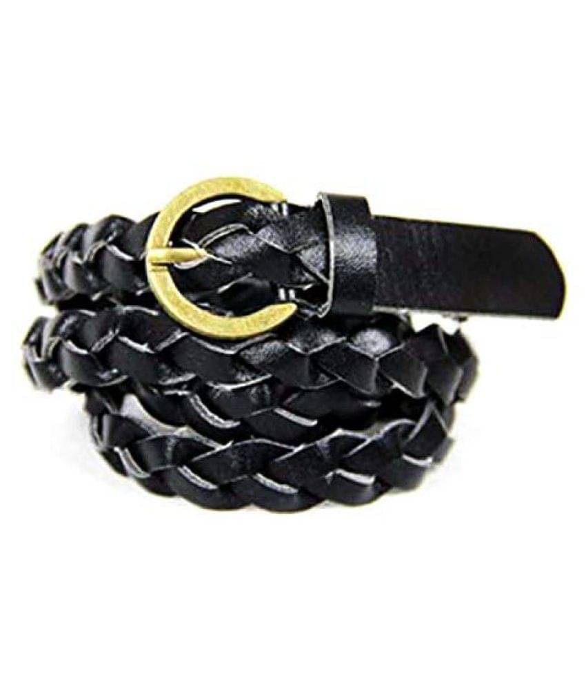     			Livosorb Black Leather Casual Belt