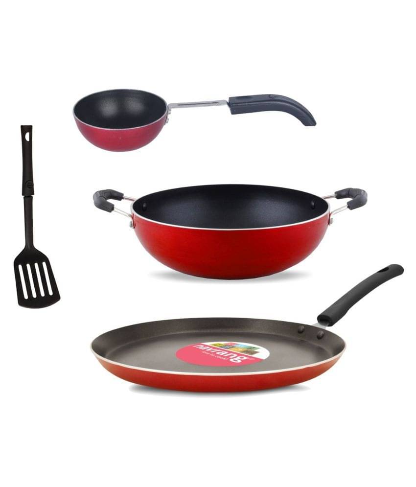     			Navrang 4 Piece Cookware Set