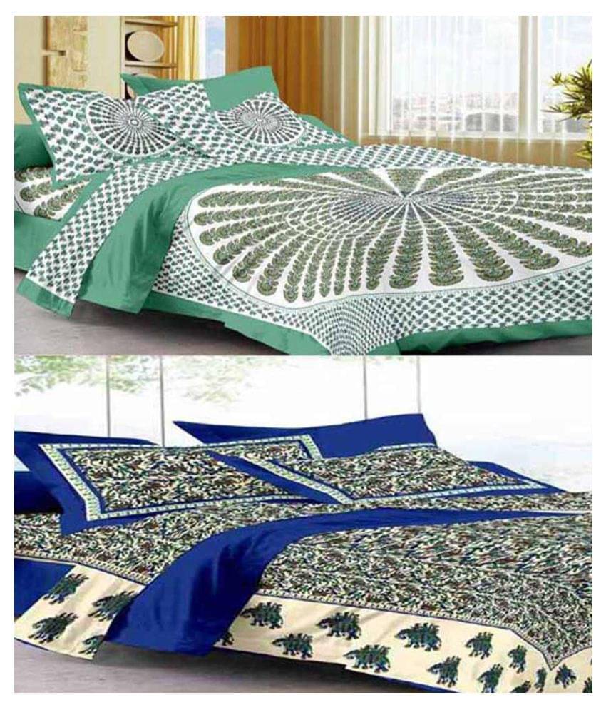     			Uniqchoice Cotton Double Bedsheet ( Assorted )