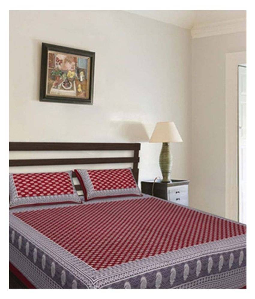     			Uniqchoice Cotton Double Bedsheet ( Assorted )