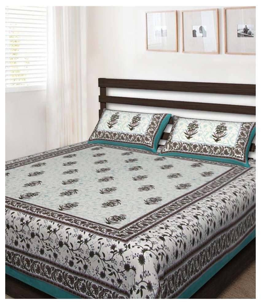     			Uniqchoice Cotton Double Bedsheet ( Assorted )