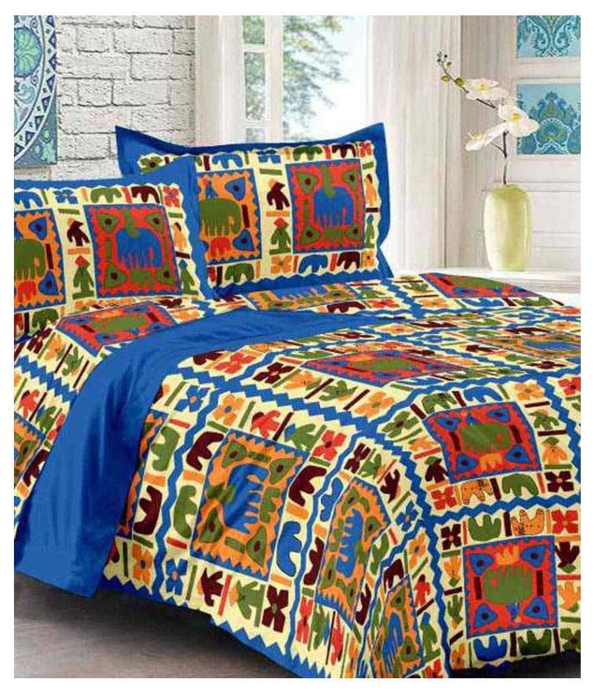    			Uniqchoice Cotton Double Bedsheet ( Assorted )
