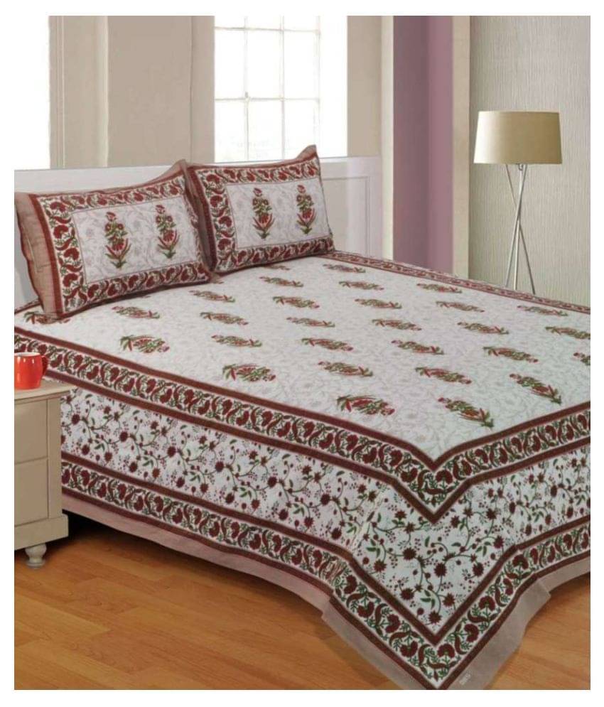     			Uniqchoice Cotton Double Bedsheet ( Assorted )