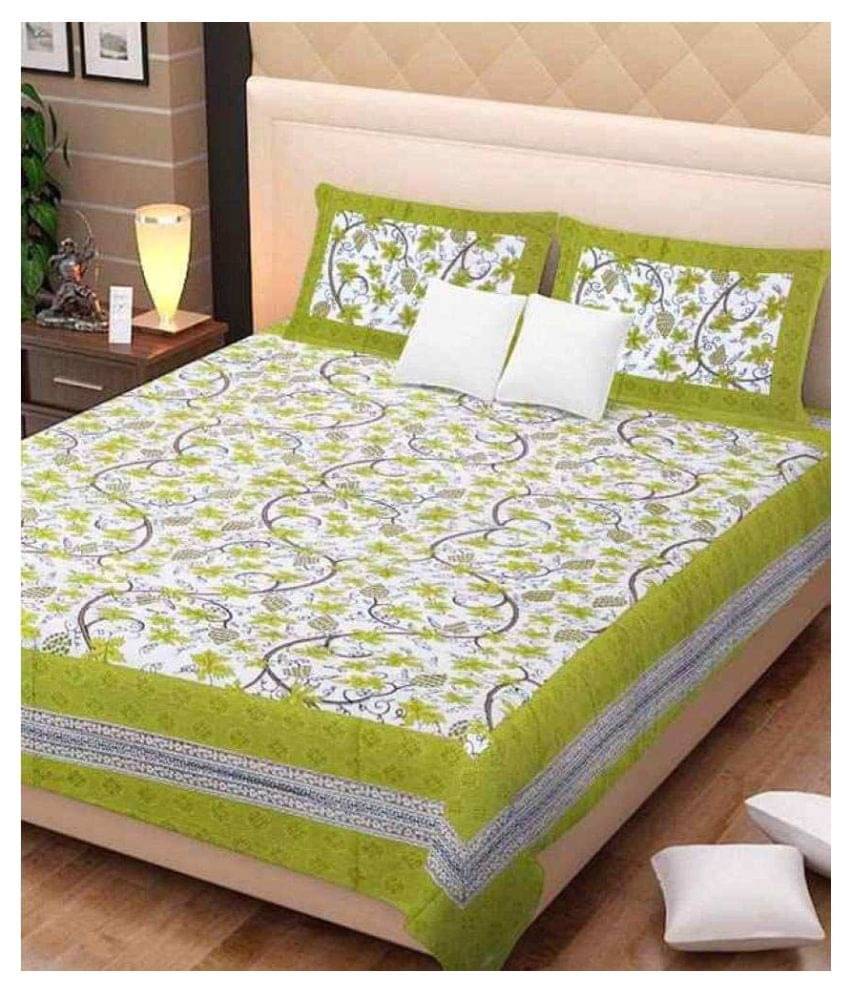     			Uniqchoice Cotton Double Bedsheet ( Assorted )