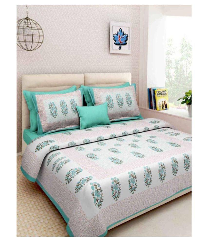     			Uniqchoice Cotton Double Bedsheet ( Assorted )