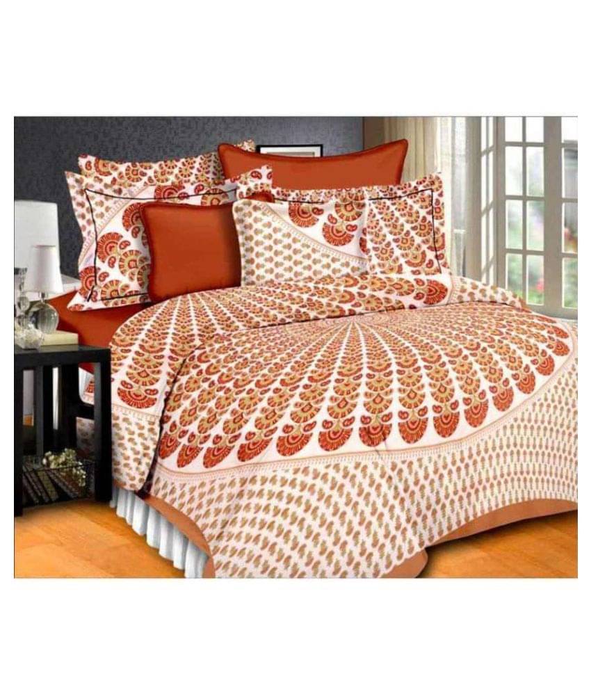     			Uniqchoice Cotton Double Bedsheet ( Assorted )