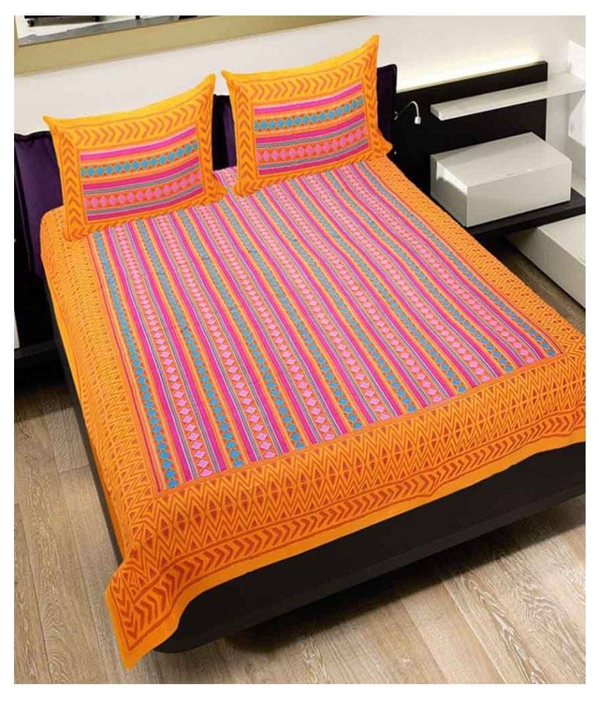     			Uniqchoice Cotton Double Bedsheet ( Assorted )