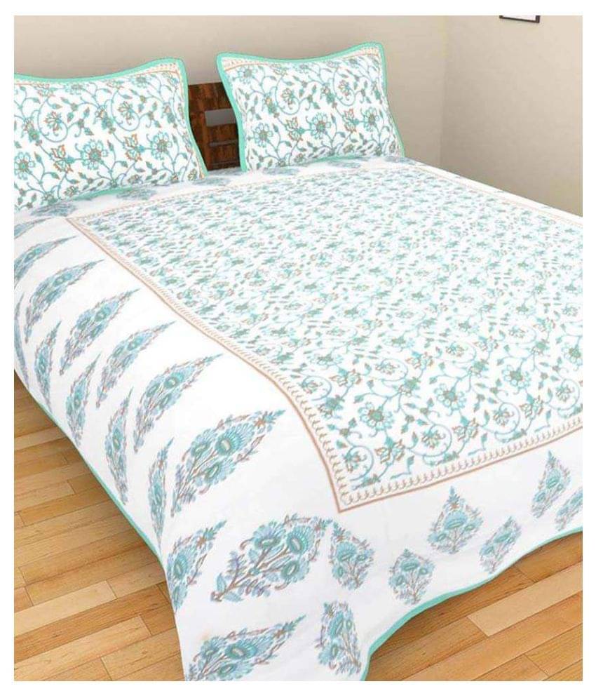     			Uniqchoice Cotton Double Bedsheet ( Assorted )