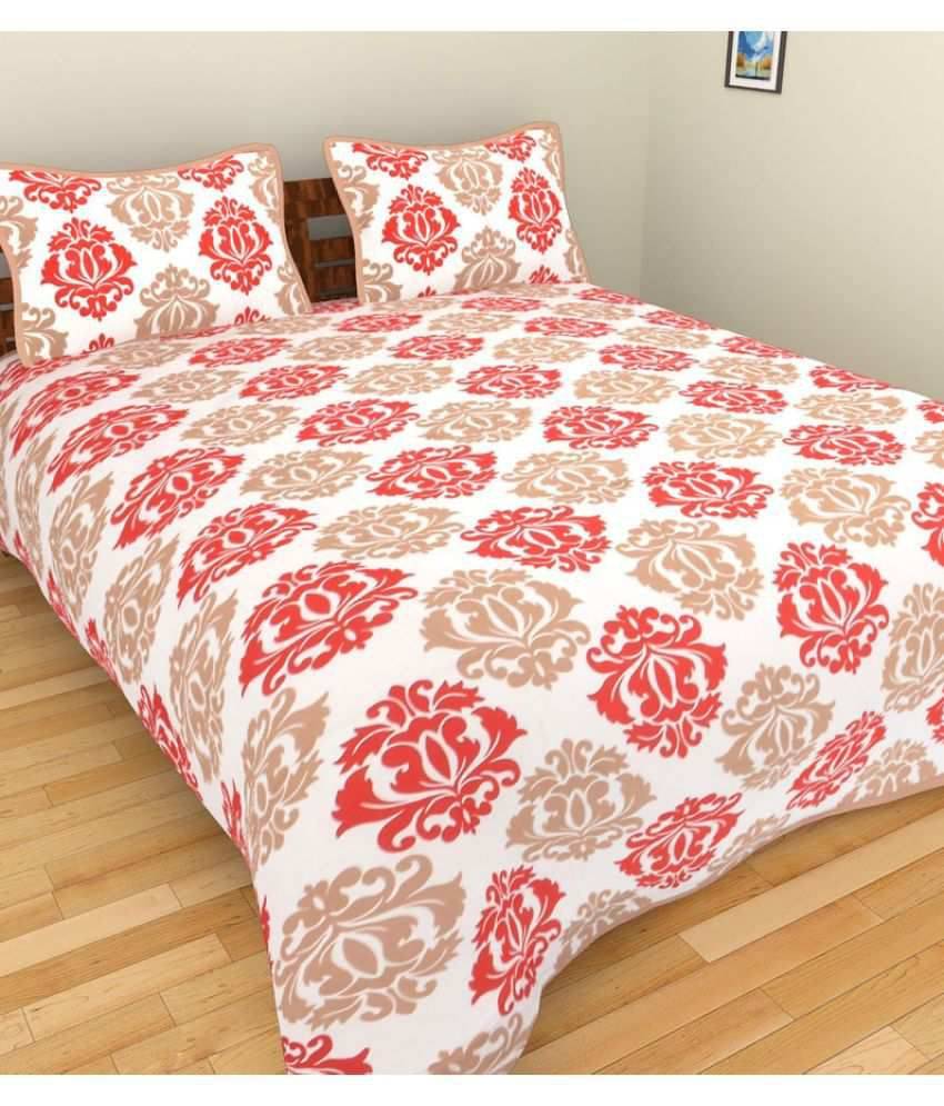 Uniqchoice Cotton Double Bedsheet with 2 Pillow Covers ( 240 cm x 215 cm ) Uniqchoice Cotton Double Bedsheet with 2 Pillow Covers ( 240 cm x 215 cm )