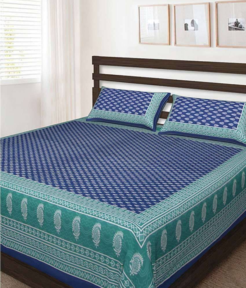     			Uniqchoice Cotton Double Bedsheet ( Assorted )