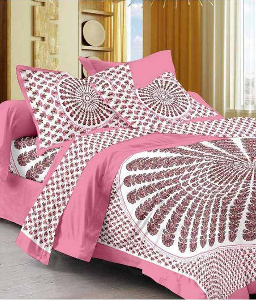     			Uniqchoice Cotton Double Bedsheet ( Assorted )