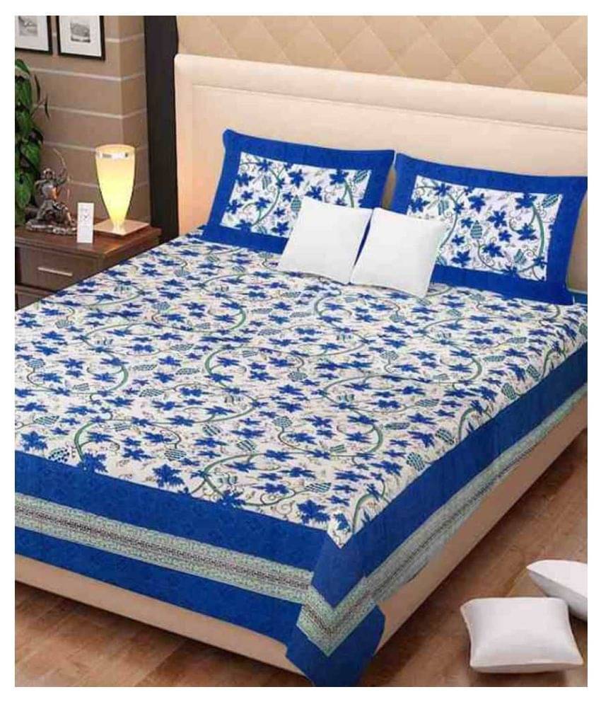     			Uniqchoice Cotton Double Bedsheet ( Assorted )