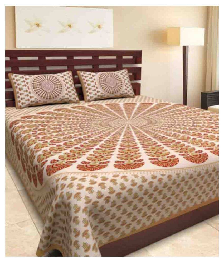     			Uniqchoice Cotton Double Bedsheet ( Assorted )