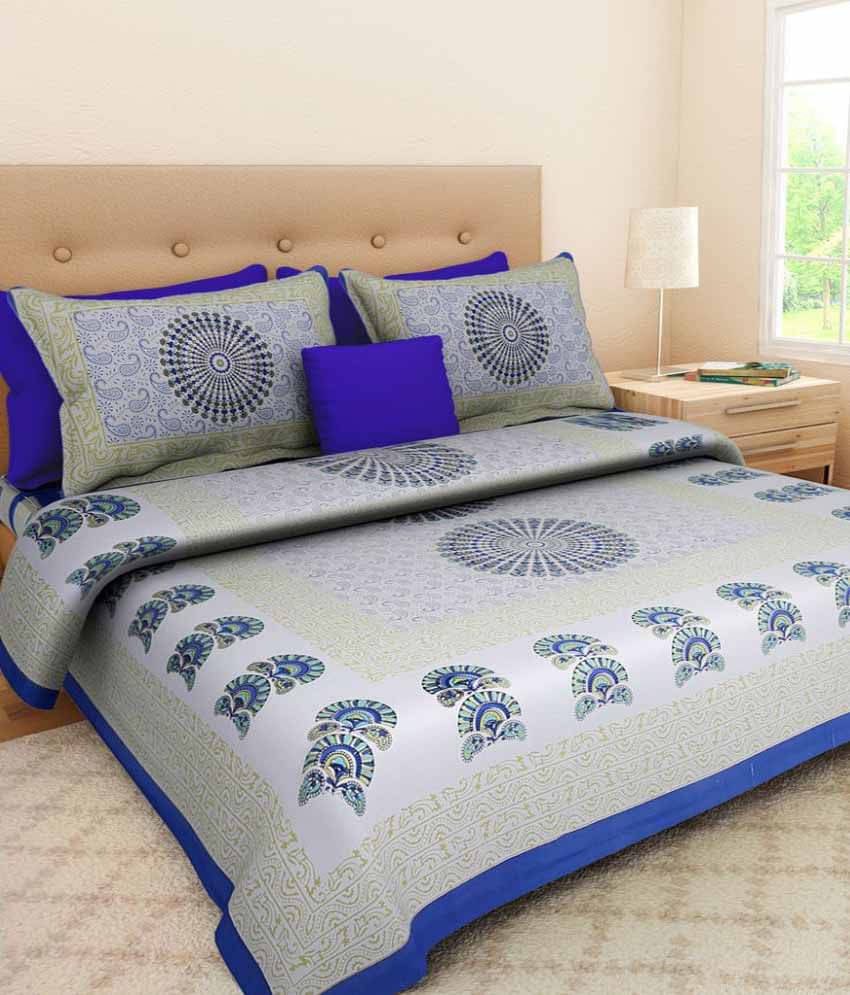     			Uniqchoice Cotton Double Bedsheet ( Assorted )