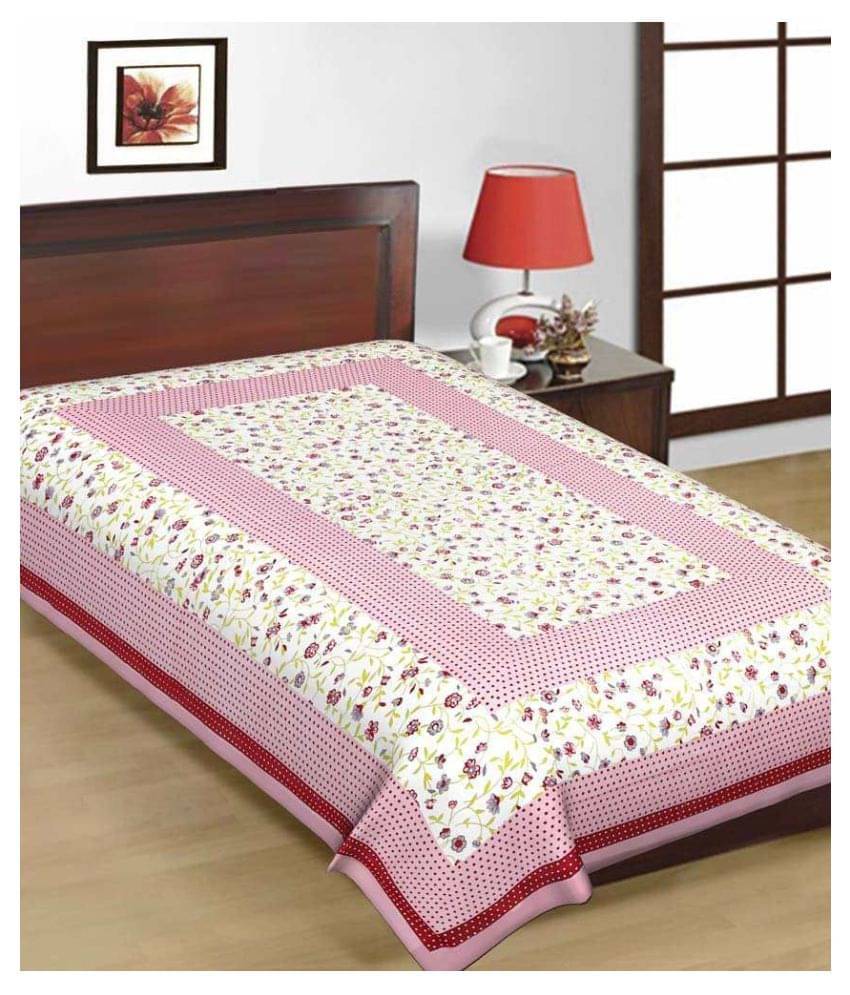     			Uniqchoice Cotton Single Bedsheet ( Assorted )