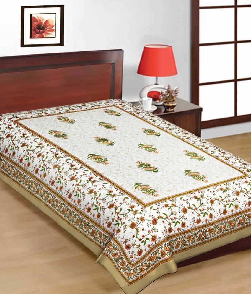     			Uniqchoice Cotton Single Bedsheet ( Assorted )