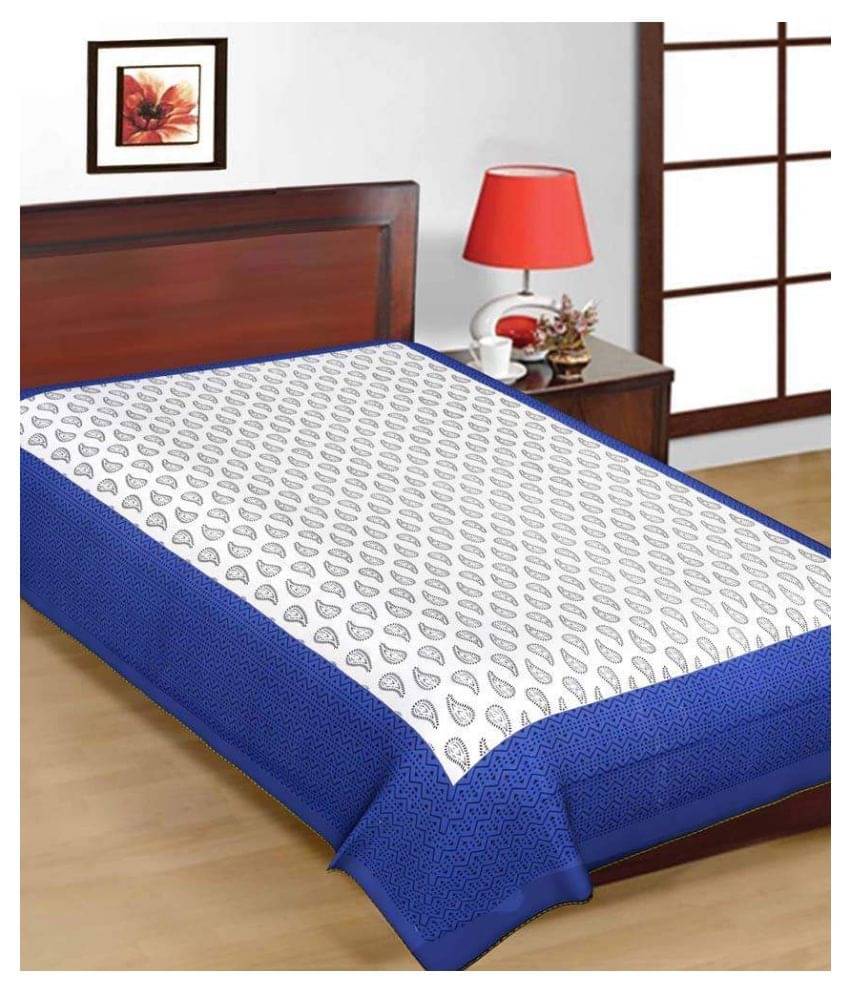 Uniqchoice Cotton Single Bedsheet ( 225 cm x 150 cm ) Uniqchoice Cotton Single Bedsheet ( 225 cm x 150 cm )