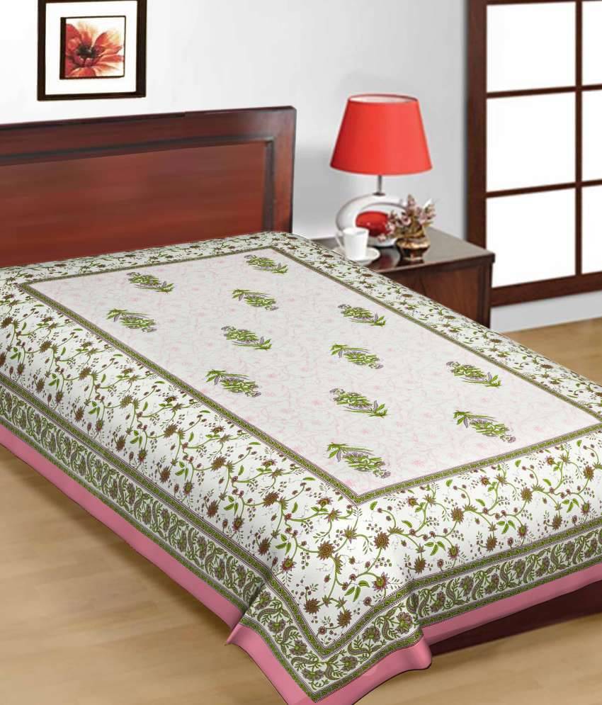     			Uniqchoice Cotton Single Bedsheet ( 225 cm x 150 cm )